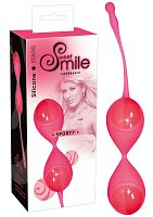 Вагинальные шарики Smile Balls розовые