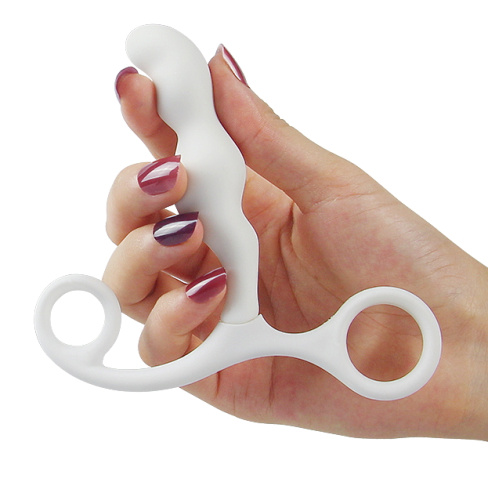 Массажер простаты Ultimate Silicone P-spot Teaser белый фото 6