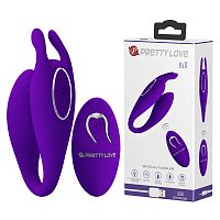 Перезаряжаемый вибратор для двоих Pretty Love Bill с беспроводным управлением
