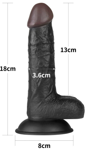 Страпон черный Easy Strapon Set 18 см фото 9