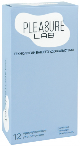 Ультратонкие презервативы Pleasure Lab 12 шт