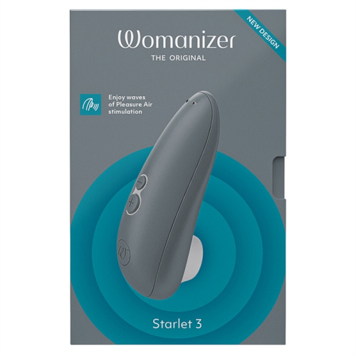 Компактный бесконтактный стимулятор клитора Womanizer Starlet 3 Gray фото 11