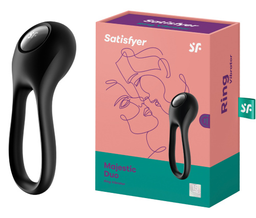 Эрекционное виброкольцо Satisfyer Majestic Duo