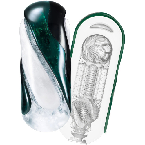 Инновационный мастурбатор Tenga Flip 360 Aurora Green фото 2