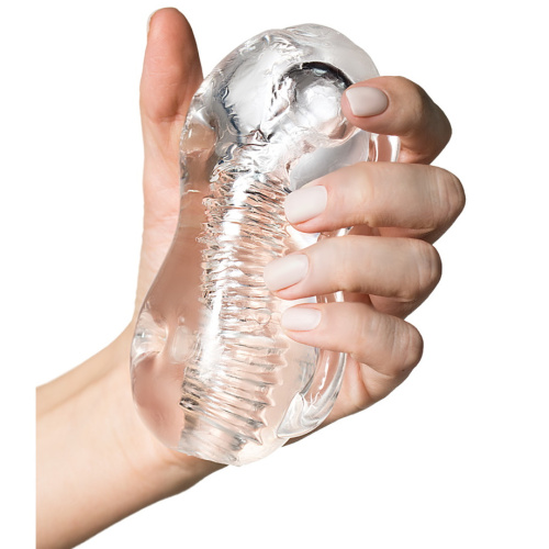 Прозрачный мастурбатор Lingam Indira фото 2