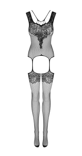 Соблазнительный боди-комбинезон с цветочным мотивом S/L фото 5