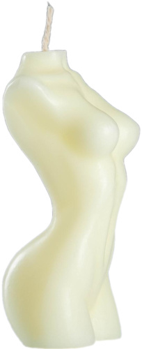 Фигурная молочная свеча Женское тело №1 9 см фото 2