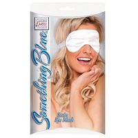 Белая маска на глаза с лентами из органзы