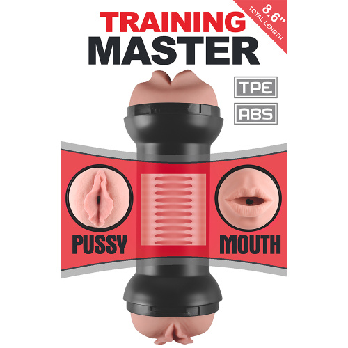 Двойной мастурбатор Traning Master Mouth and Pussy фото 8