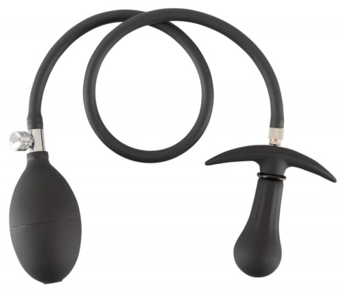 Расширяющаяся анальная пробка со смещенным центром тяжести Inflatable Plug фото 2