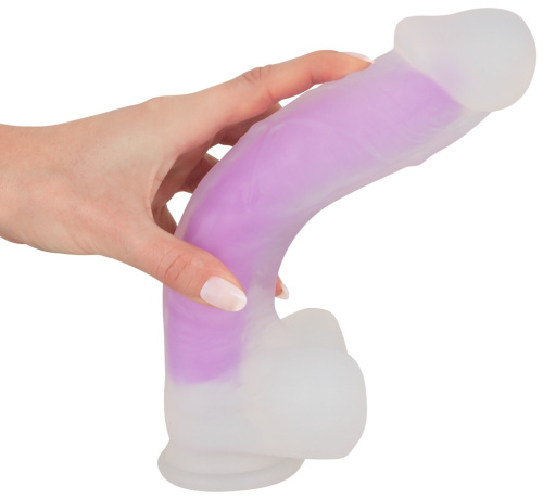 Светящийся в темноте фаллос Glow in the Dark Dildo 27 см фото 2