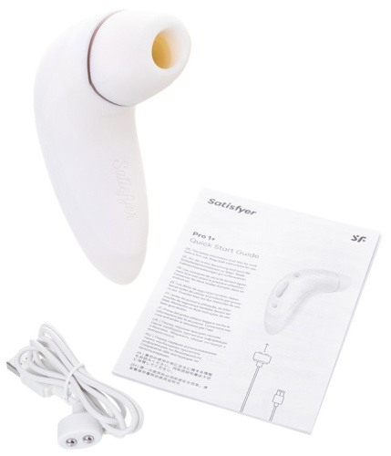 Вакуумно-волновой клиторальный стимулятор с вибрацией Satisfyer Pro 1+ фото 9