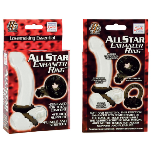 Серое кольцо на член Allstar фото 2