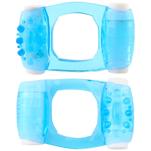 Силиконовое виброкольцо для двойной стимуляции фото 2