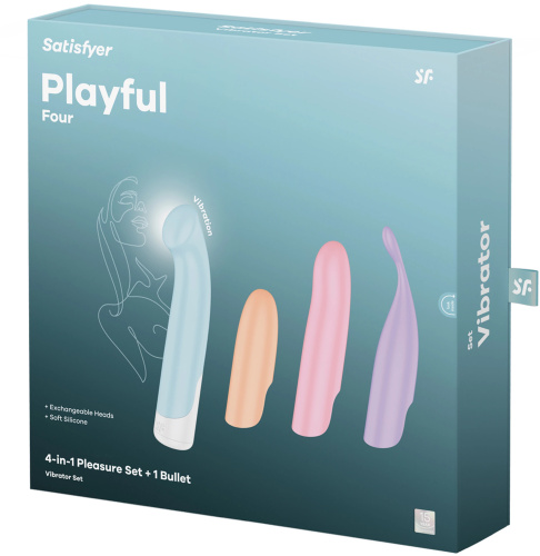 Набор из четырех стимуляторов Satisfyer Playful Four фото 19