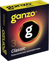 Презервативы Ganzo №3 Classic классические с обильной смазкой