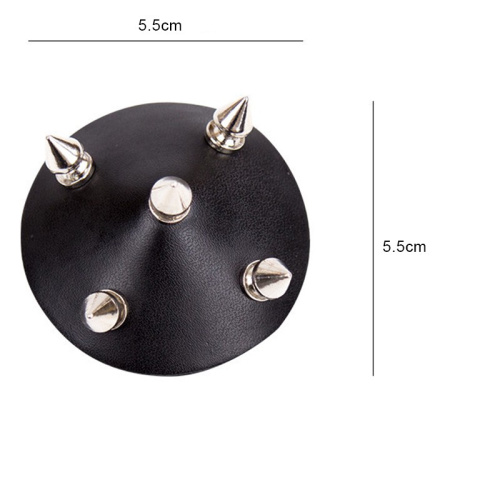 Черные пэстисы с шипами фото 3