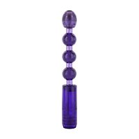 Анальный вибратор многоскоростной Beads Purple