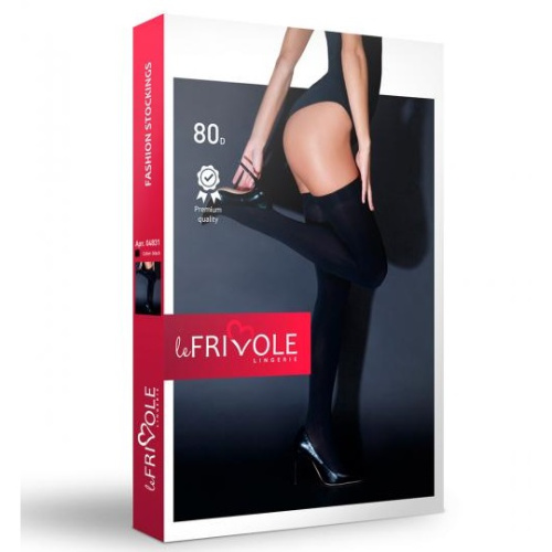 Плотные черные чулки S/M 80 den фото 2