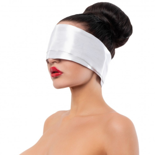 Белая сатиновая лента для связывания фото 3