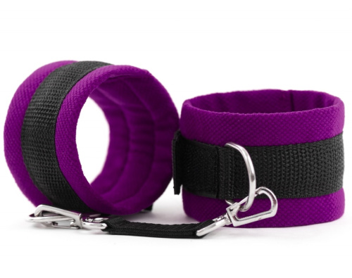 Наручники фиолетовые My Rules на липучке фото 2