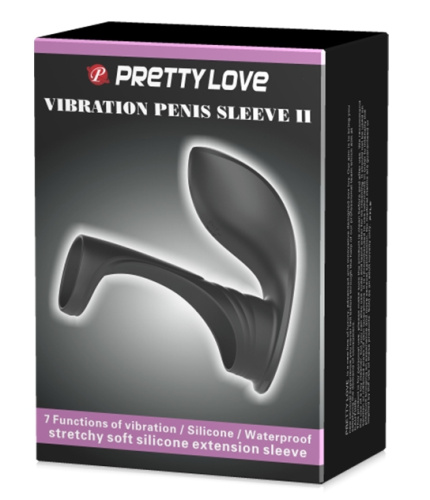 Вибронасадка на пенис Pretty Love Vibration Penis Sleeve фото 9