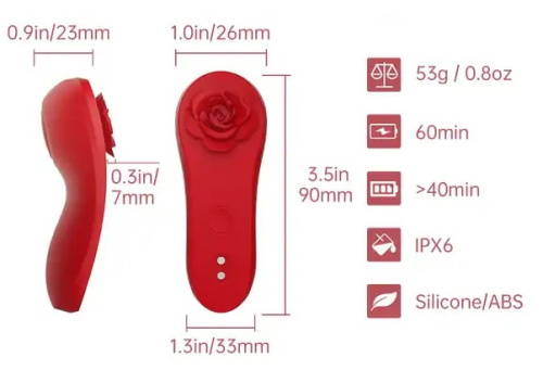 Магнитный смарт-вибратор в трусики Magic Motion Funtown Caleo фото 10