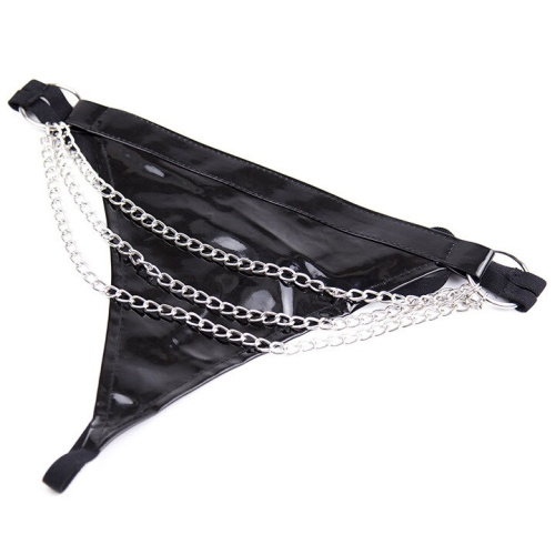 Топ из металлических цепочек и трусики фото 8