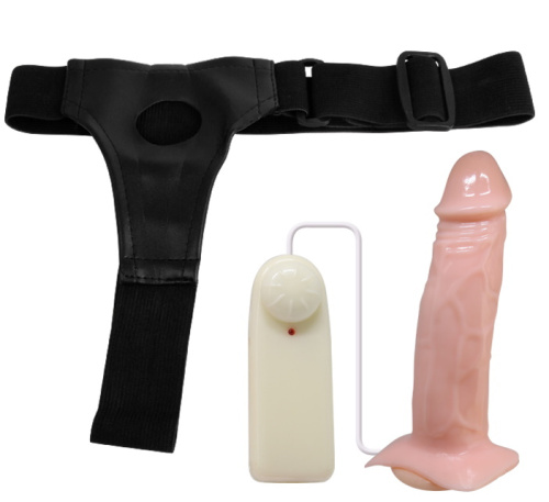 Фаллопротез с вибрацией на трусиках 17 см фото 6