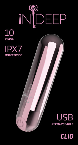 Перезаряжаемая вибропуля Indeep Clio Pink фото 6