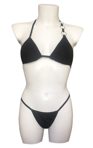 Элегантный черный раздельный купальник XS/S фото 3