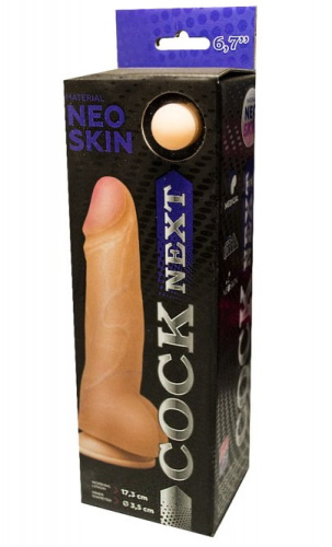 Реалистичный фаллоимитатор на присоске Cock Next 20 см фото 6