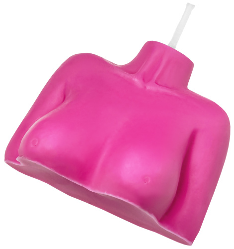 Розовая свеча Женский Силуэт Pecado BDSM 49 гр фото 3