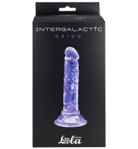Прозрачный фаллоимитатор Intergalactic Orion Purple 14 см фото 5