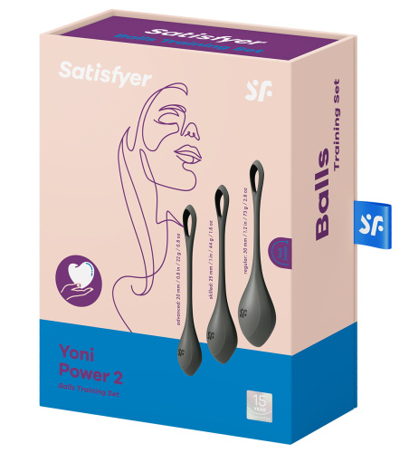 Вагинальные шарики Satisfyer Yoni Power 2 черные фото 6