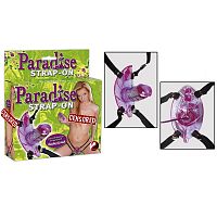 Клиторальный вибростимулятор Paradise Strap-on