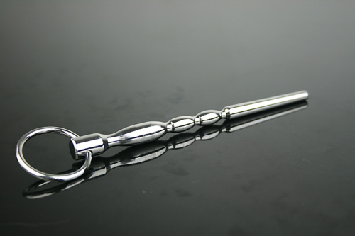 Серебристый уретральный буж 10,3 см