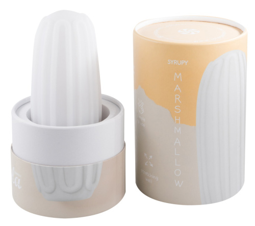 Мастурбатор Marshmallow Syrupy White фото 2