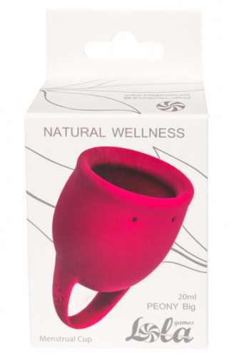 Менструальная чаша Natural Wellness Peony Wine Red 20 мл фото 3
