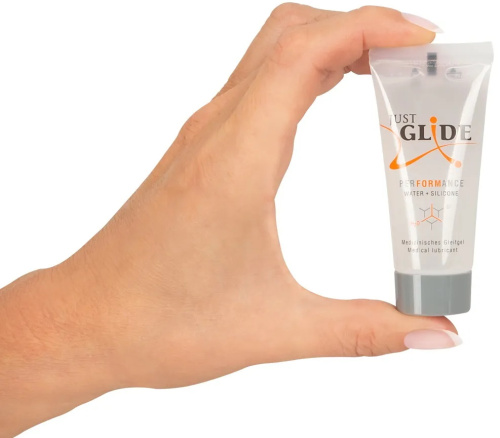 Водно-силиконовая смазка Just Glide Performance 20 мл фото 3