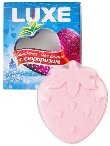 Бомбочка для ванны Luxe с ароматом клубники фото 5