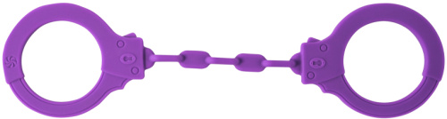 Силиконовые наручники Party Hard Suppression Purple фото 3
