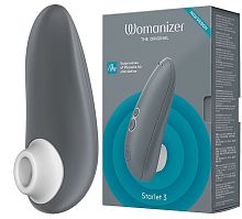 Компактный бесконтактный стимулятор клитора Womanizer Starlet 3 Gray
