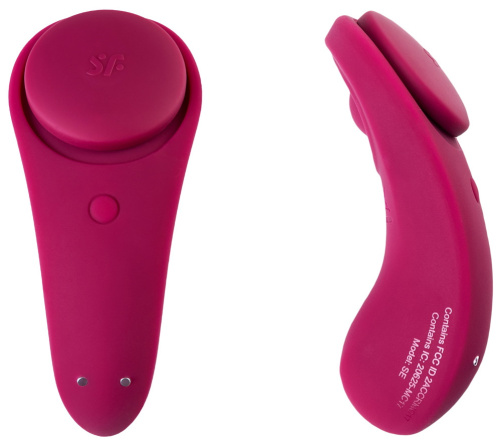 Клиторальный смарт-стимулятор Satisfyer Sexy Secret бордовый фото 4