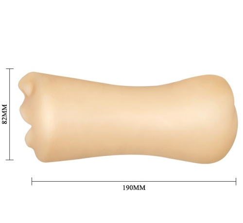 Двусторонний мастурбатор Crazy Bull Gemini вагина и ротик фото 5