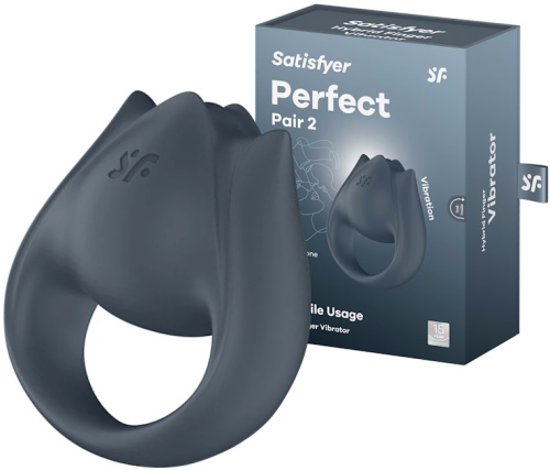 Вибромассажер-эрекционное кольцо Satisfyer Perfect Pair 2