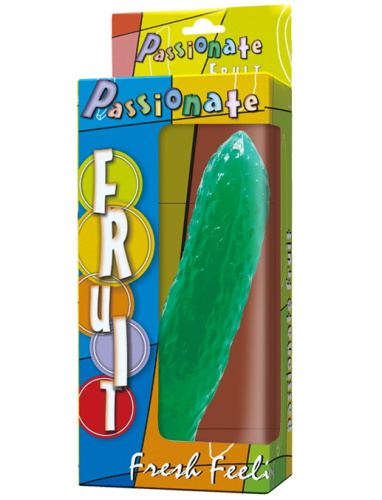 Фаллоимитатор огурец на присоске фото 7