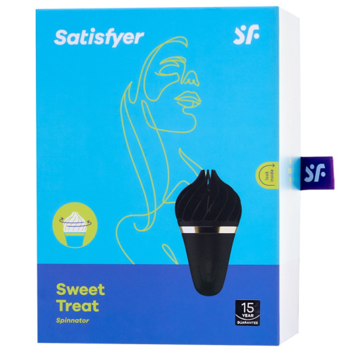Вращающийся стимулятор Satisfyer Sweet Treat черный фото 11