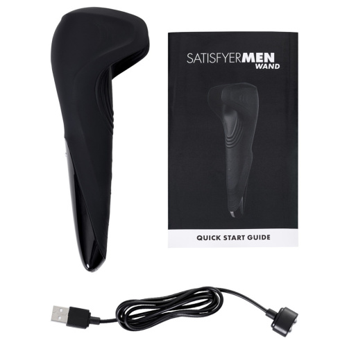 Перезаряжаемый мастурбатор с вибрацией Satisfyer Men Wand фото 7