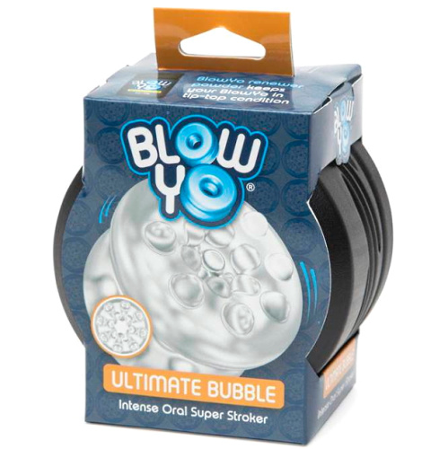 Прозрачный стимулятор для пениса BlowYo Ultimate Bubble фото 6
